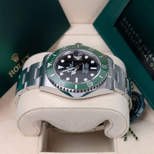 Rolex Submariner 126610LV-0002 Stainless Steel Black Dial & Green Ceramic Bezel Oyster Bracelet Watch - Image 4