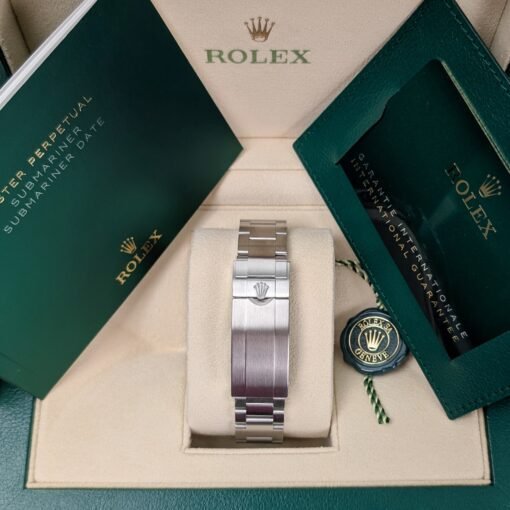 Rolex Submariner 126610LV-0002 Stainless Steel Black Dial & Green Ceramic Bezel Oyster Bracelet Watch - Image 6