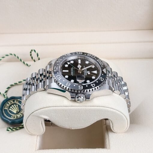 Rolex GMT-Master II 40mm 126710GRNR-0003 Black Dial Jubilee Watch - Image 3
