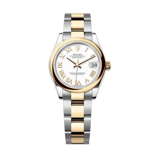 Rolex Datejust 31mm 278243-0001 White Dial Yellow Rolesor Oyster Watch