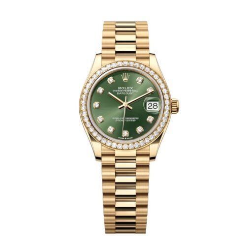 Rolex Datejust 278288RBR-0007 Olive Green 31mm Dial President Bracelet Watch