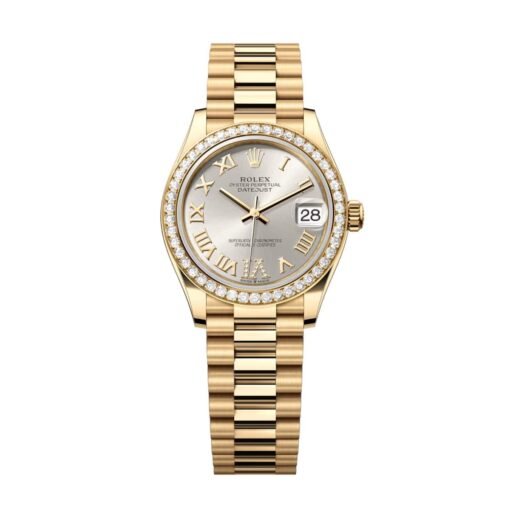 Rolex Datejust 278288RBR-0020 Silver 31mm Dial President Bracelet Watch