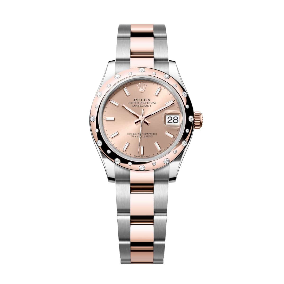 Rolex Datejust 278341RBR-0009 Rosé Dial 31mm Oyster Bracelet