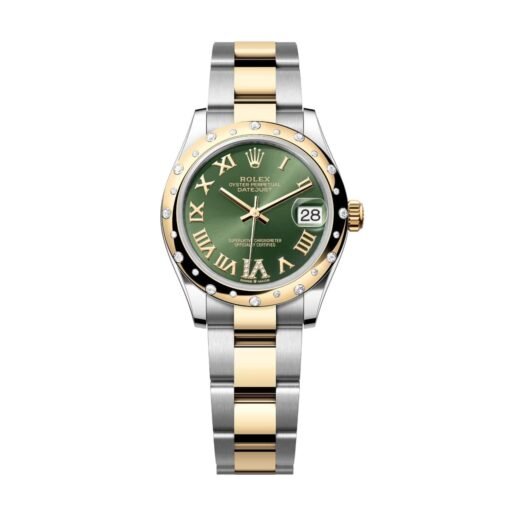 Rolex Datejust 31mm 278343RBR-0015 Olive Green Dial Yellow Rolesor Oyster Watch