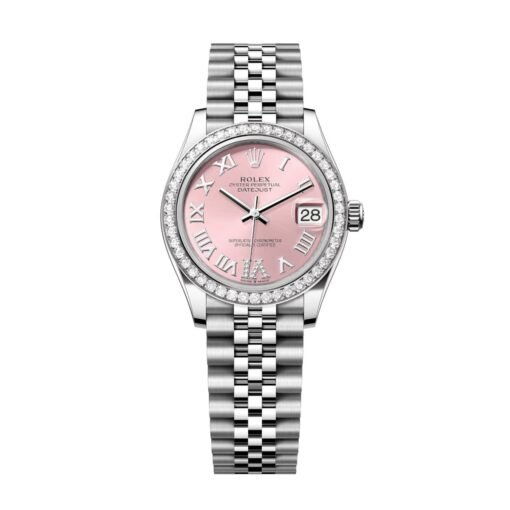 Rolex Datejust 278384RBR-0028 Pink 31mm Dial Jubilee Watch