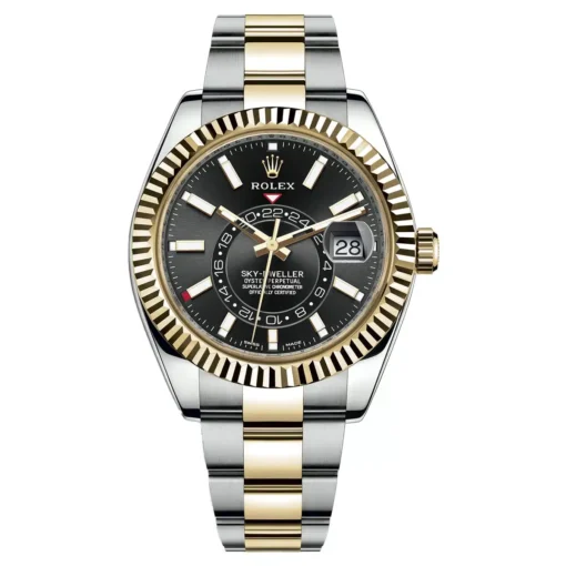 Rolex 326933-0002 Sky-Dweller Automatic 18kt Yellow Gold Oyster Black Index Dial