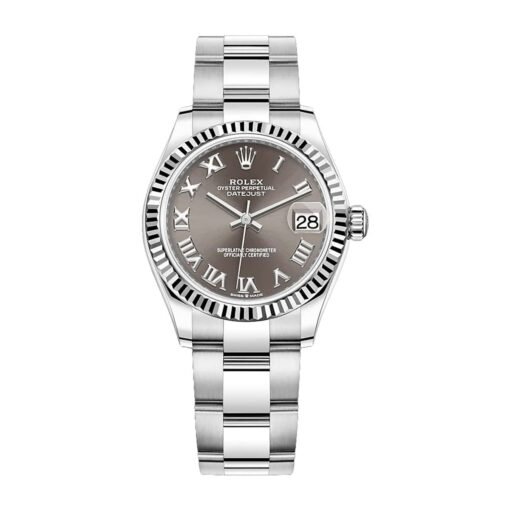 Rolex Datejust 278274-0021 Dark Grey Roman 31mm Dial Oyster Watch