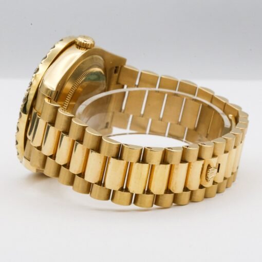 Rolex Day-Date 218238 18kt Yellow Gold President Aftermarket Dial and Bezel Mens Watch - Image 5