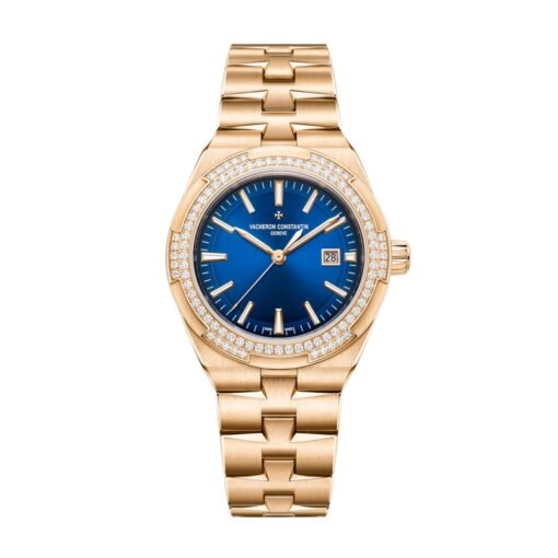 Vacheron Constantin 4605V/200R-B978 Overseas Blue Dial Pink Gold