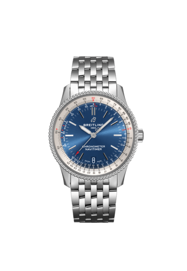 Breitling A17325211C1A1 Navitimer Automatic 38 Stainless Steel Blue Dial
