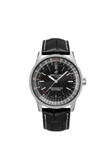 Breitling A17325241B1P1 Navitimer Automatic 38 Stainless Steel Black Dial