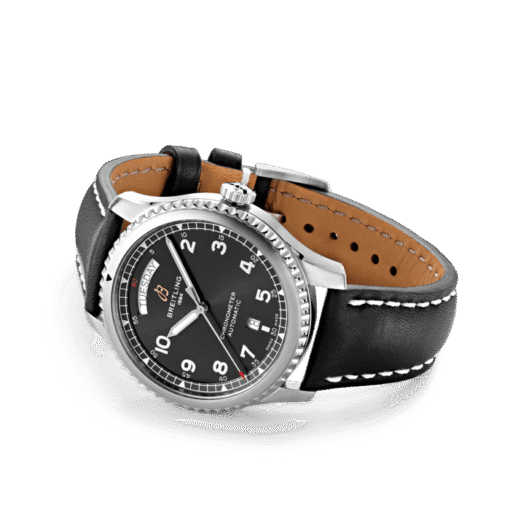 Breitling A45330101B1X1 Aviator 8 Automatic Day & Date 41 Stainless Steel Black Dial - Image 4