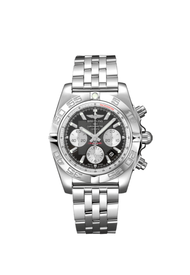Breitling AB0110121B1A1 Chronomat 44 Stainless Steel Onyx Black Dial