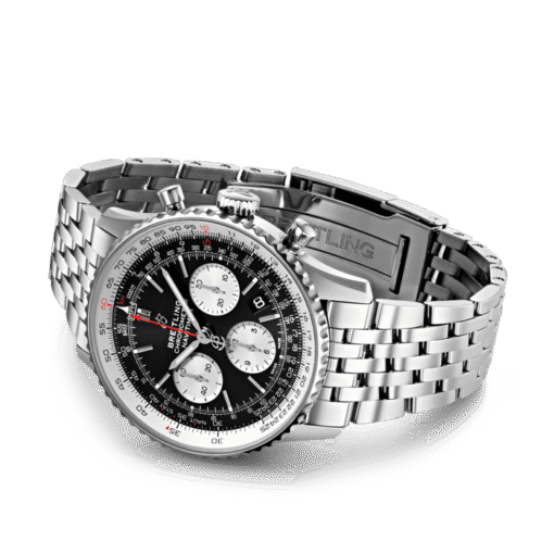 Breitling AB0121211B1A1 Navitimer B01 Chronograph 43 Stainless Steel Black Dial - Image 4