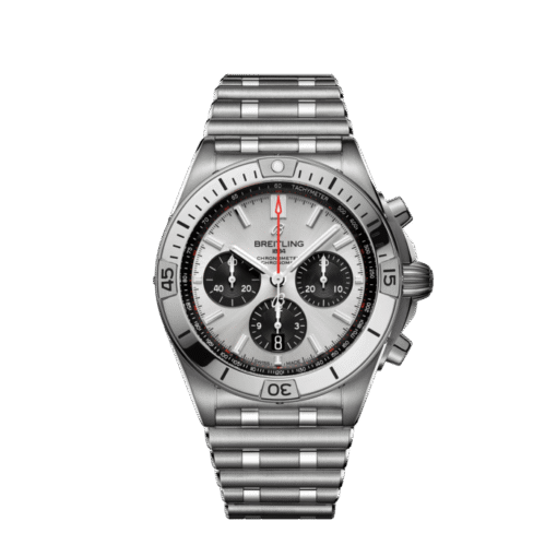Breitling AB0134101G1A1 Chronomat B01 42 Stainless Steel Silver Dial Watch - Image 2