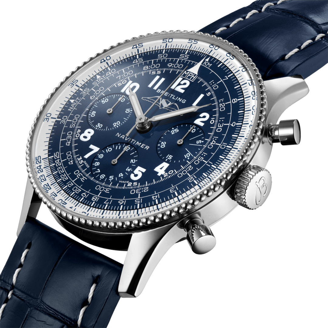Breitling LB0910211C1P1 Navitimer 1959 Edition Platinum Blue Dial 41mm - Image 3