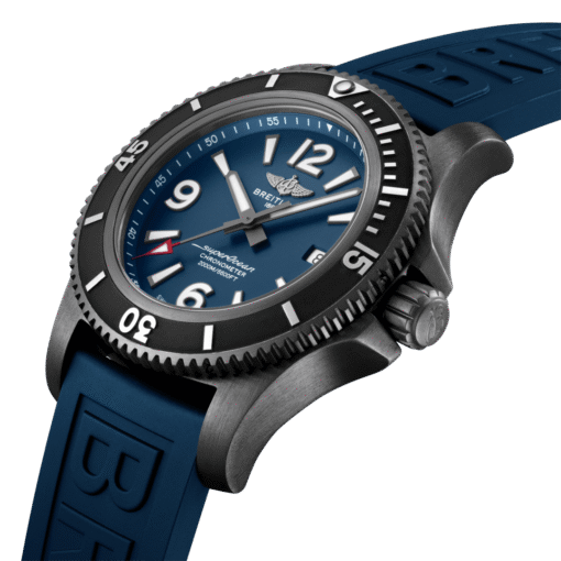Breitling M17368D71C1S1 Superocean Automatic Black Steel 46mm Blue Dial - Image 3