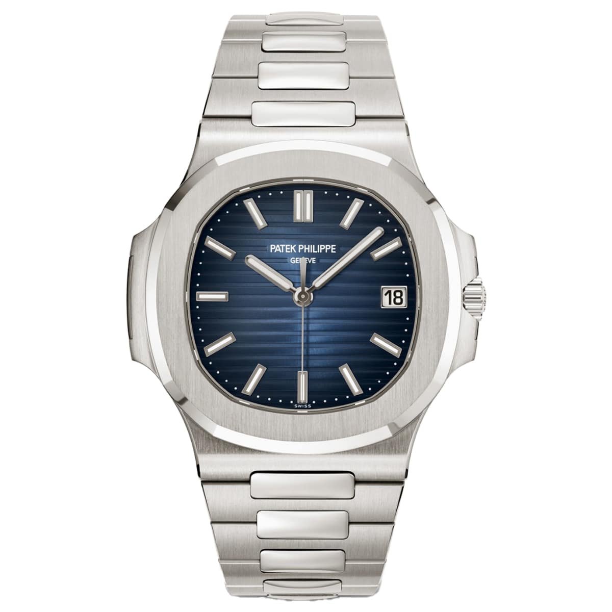 Patek Philippe 5811/1G Nautilus Self-Winding Blue Dial Watch