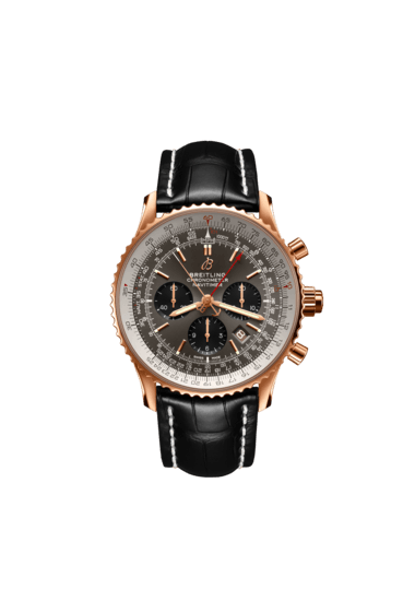 Breitling RB0311E61F1P1 Navitimer B03 Chronograph Rattrapante 18K 45mm Rose Gold Anthracite Dial
