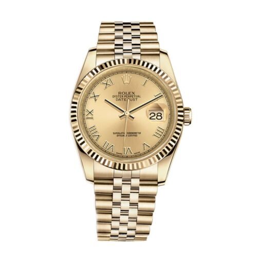 Rolex Datejus 116238-0070 Champagne Roman Dial