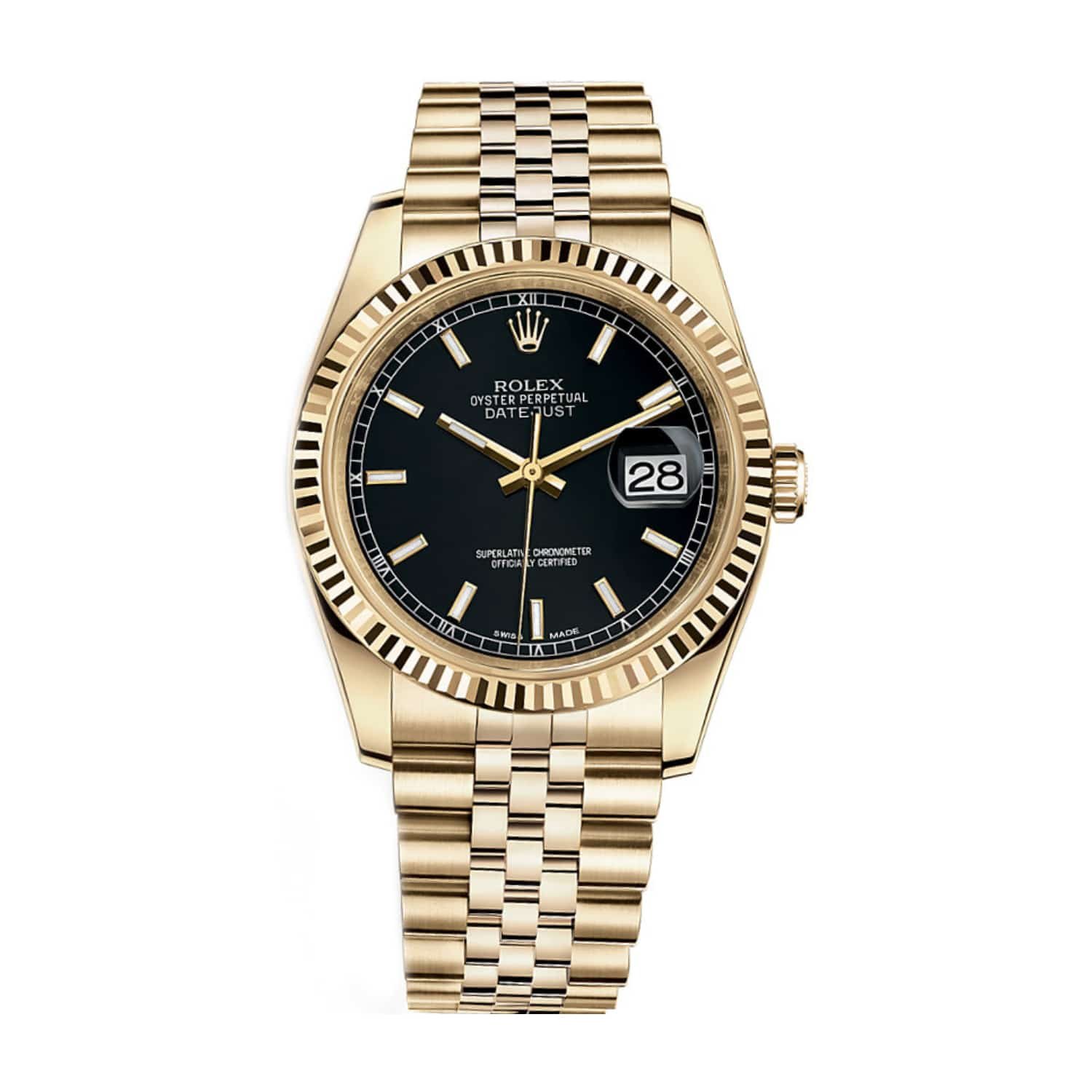 Rolex Datejust 116238-0074 Black Dial