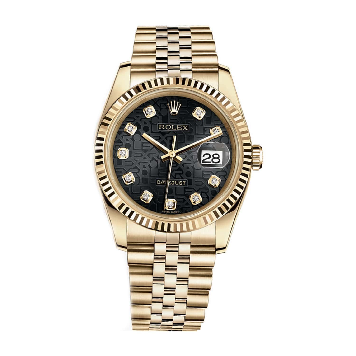 Rolex Datejust 116238-0078 Black Diamonds Dial