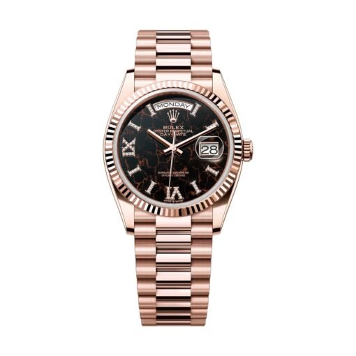 Rolex Day Date 128235-0041 Eisenkiesel Diamonds Dial