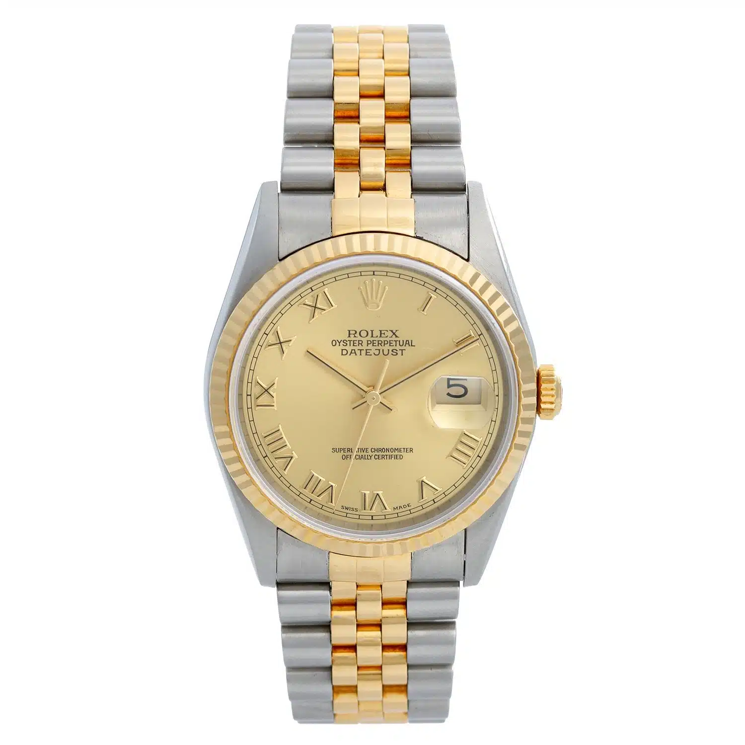 Rolex 16233 Datejust Champagne Dial