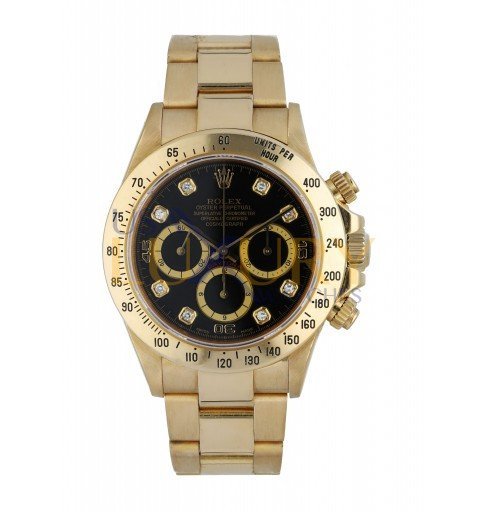 Rolex Daytona 16528 Black Dial Yellow Gold Watch
