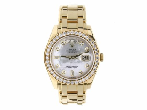 Rolex 18948 Day-Date Masterpiece MOP Diamond Dial & Bezel – 18kt Yellow Gold