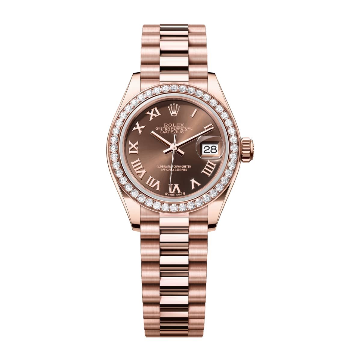 Rolex Lady-Datejust 279135RBR-0016 Chocolate Roman Dial