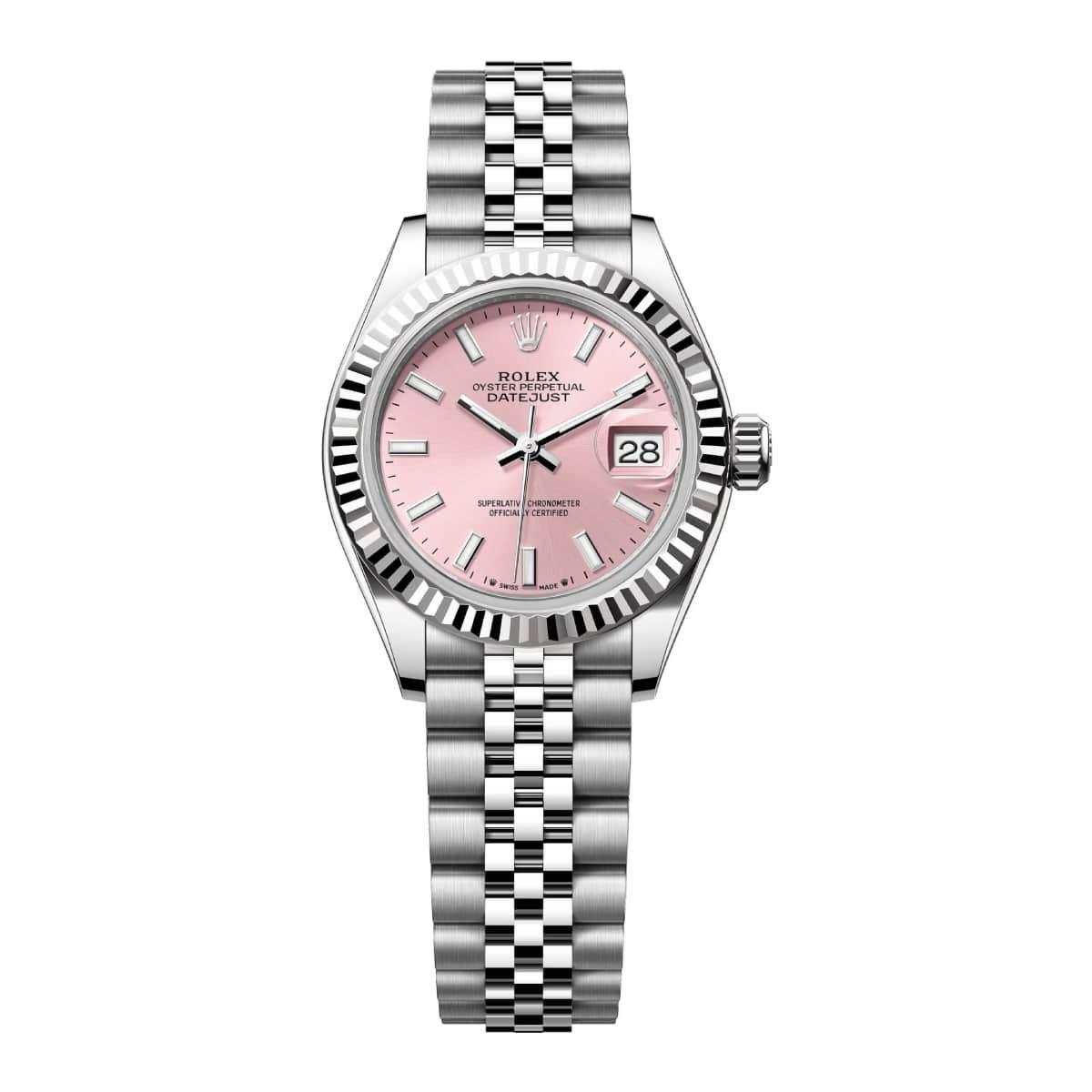 Rolex Lady-Datejust 279174-0001 Pink Dial Jubilee Bracelet