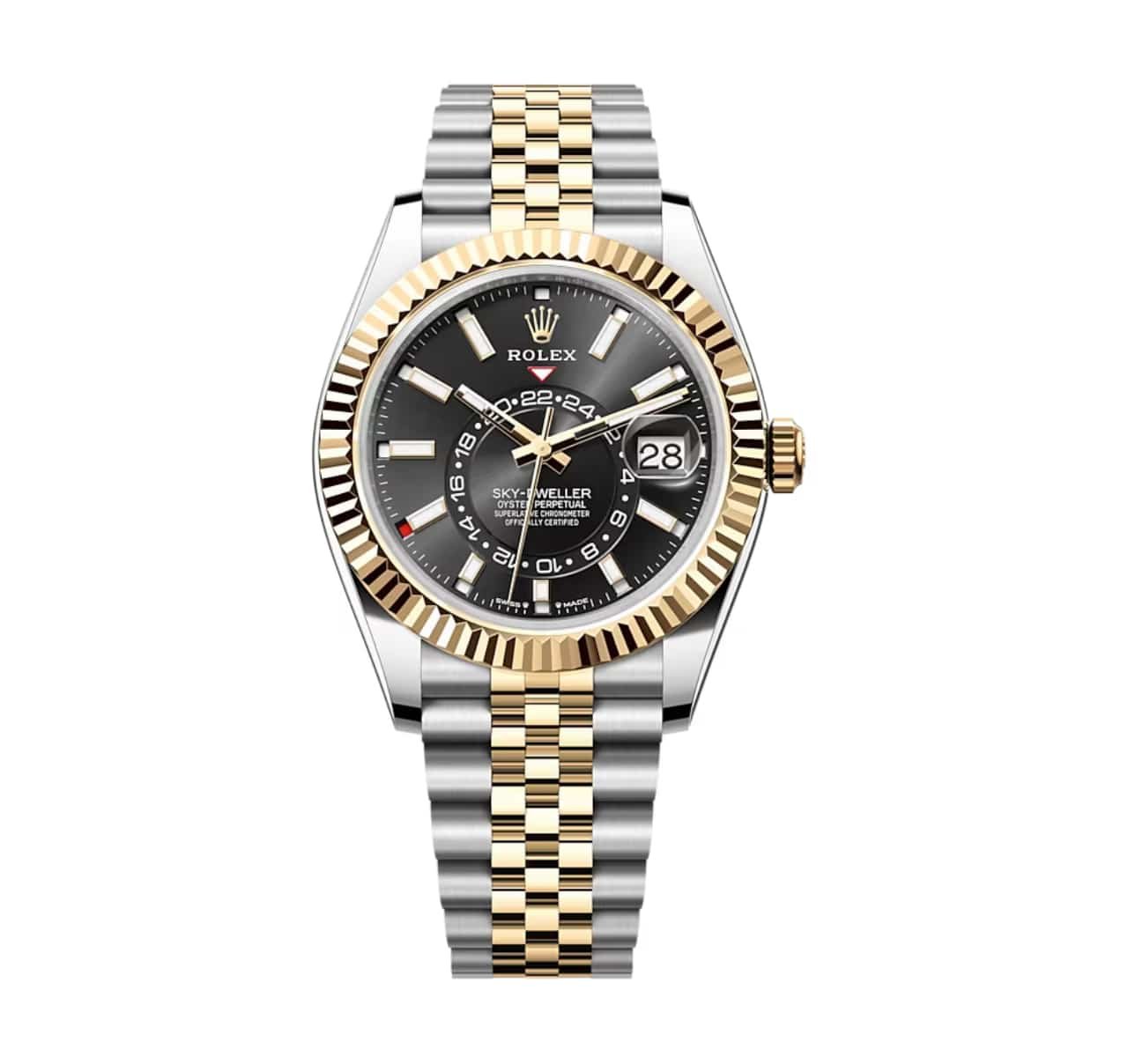 Rolex Sky-Dweller 336933-0004 Black Dial Jubilee Bracelet