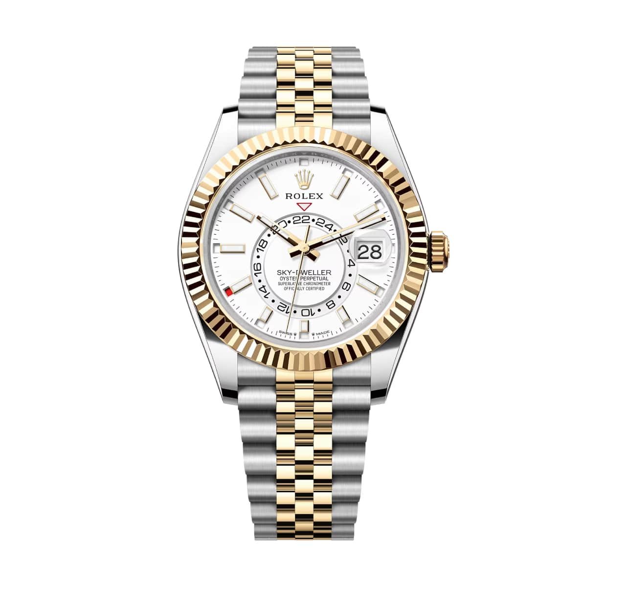 Rolex Sky-Dweller 336933-0006 White Dial Jubilee Bracelet