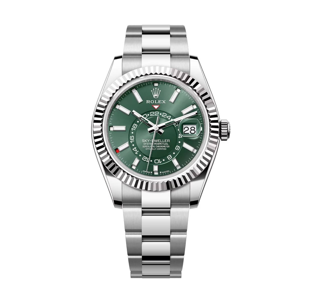 Rolex Sky-Dweller 336934-0001 Green Dial Oyster Bracelet