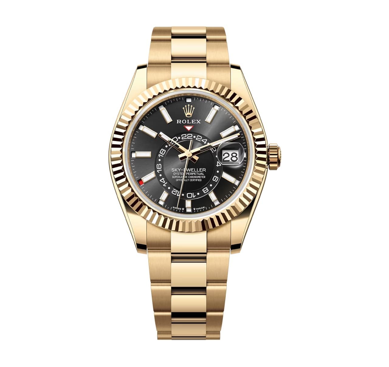 Rolex Sky-Dweller 336938-0002 Black Dial Oyster Bracelet