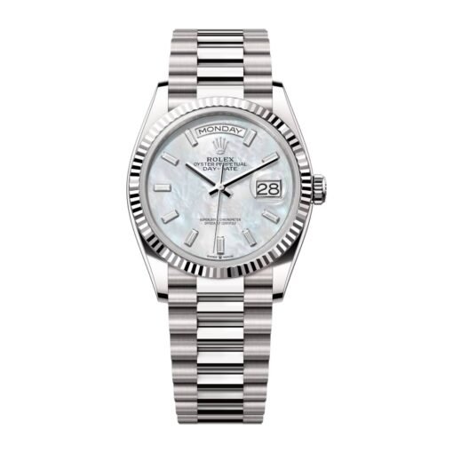 Rolex Day-Date 128239-0065 Mother Of Pearl Diamond Dial