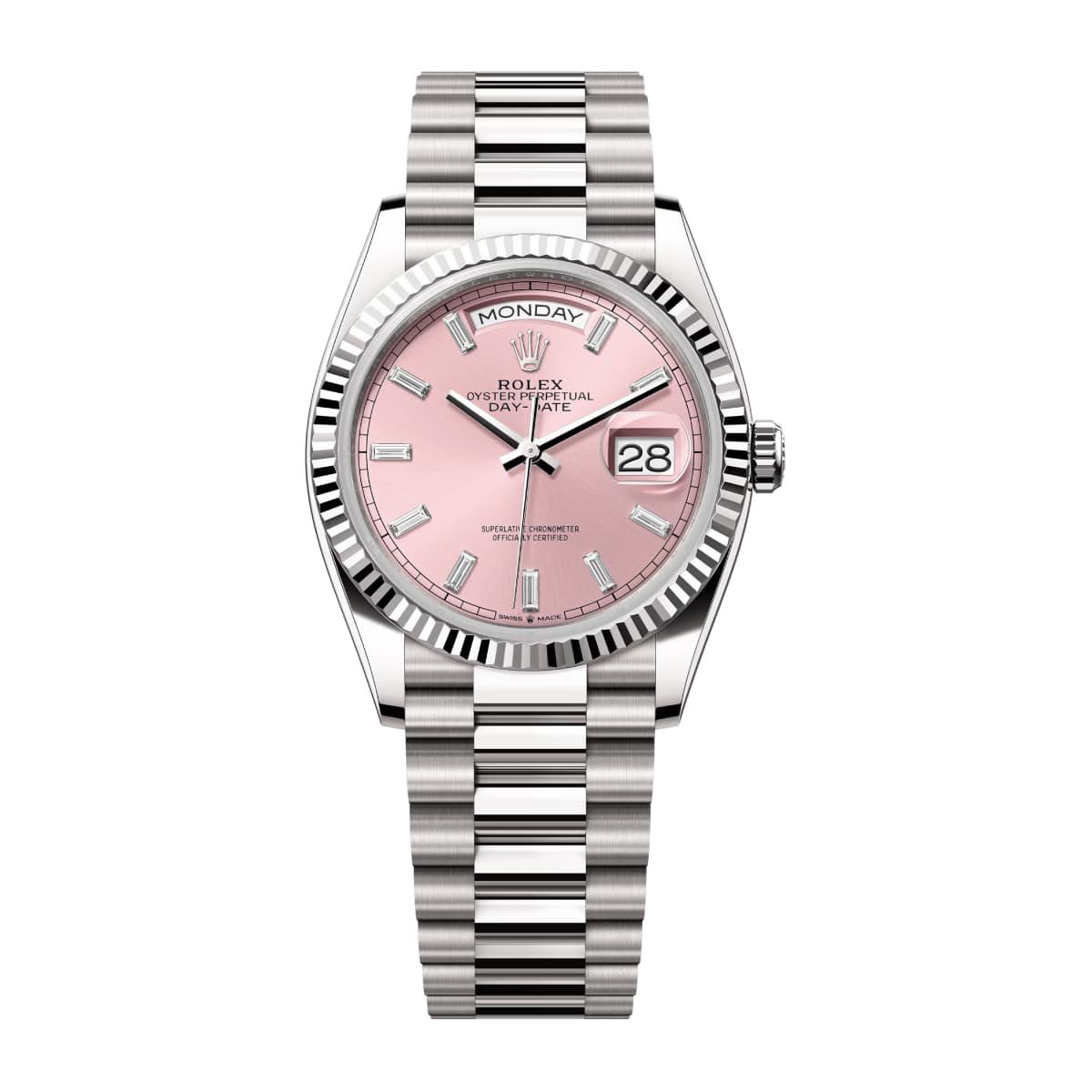 Rolex Day-Date 128239-0071 Pink Diamond Dial
