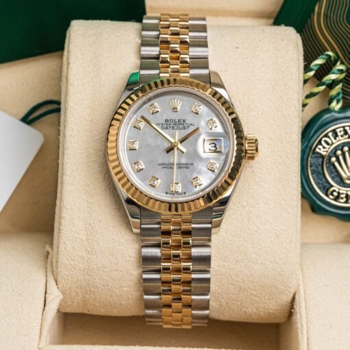 Rolex Lady-Datejust 279173-0013 Mother of Pearl Diamond Dial Jubilee Bracelet - Image 2