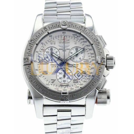 Breitling A7332211-G616 Emergency Mission Chronograph Chronometer White Dial Watch