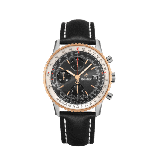 Breitling U13324211B1X2 Navitimer Chronograph Stainless Steel and 18K Red Gold 41mm Black Dial - Image 2