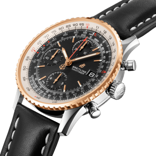 Breitling U13324211B1X2 Navitimer Chronograph Stainless Steel and 18K Red Gold 41mm Black Dial - Image 3