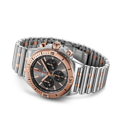 Breitling UB0134101B1U1 Chronomat B01 42 Stainless Steel and 18k Red Gold Anthracite grey dial - Image 4