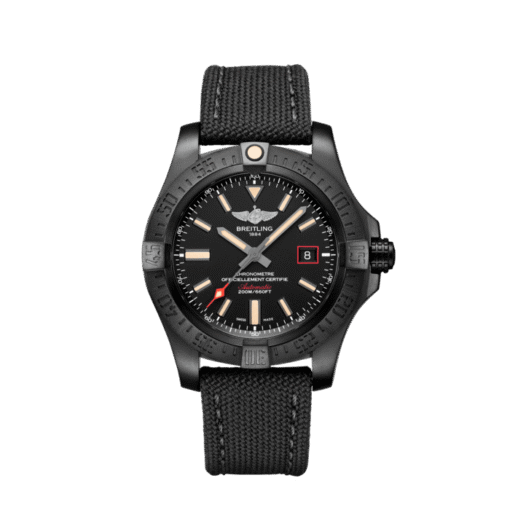 Breitling V17310101B1W1 Avenger Blackbird Black DLC Coated Titanium 48mm Black Dial - Image 2