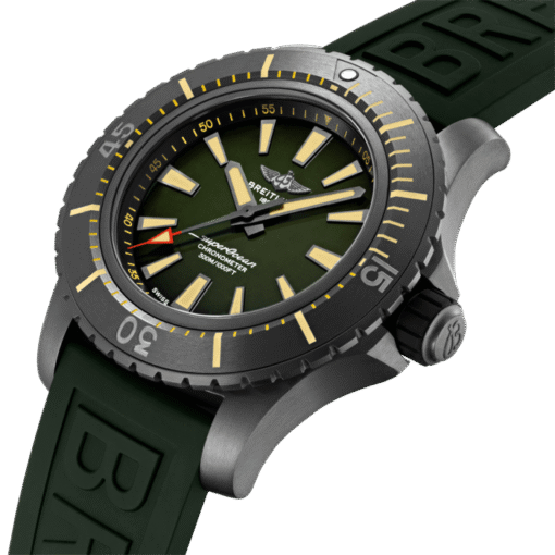 Breitling V17369241L1S2 Superocean Automatic 48 DLC-Coated Titanium Green Dial - Image 3