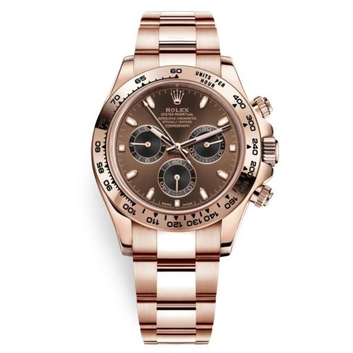 Rolex Cosmograph Daytona 116505 Chocolate and Black Index  Everose Gold Men’s Watch