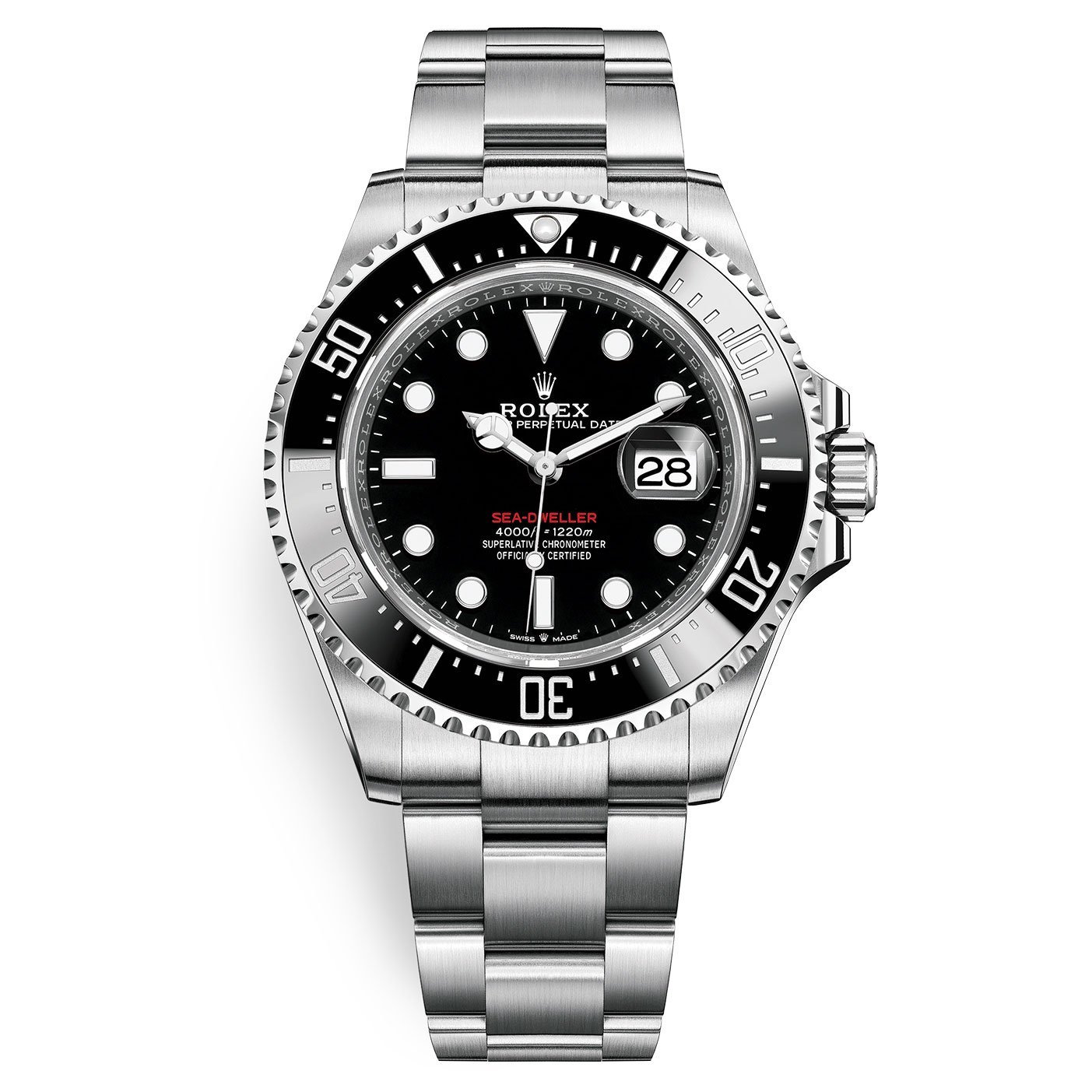 Rolex Sea-Dweller 126600 43mm Black Dial Stainless Steel Mens Watch