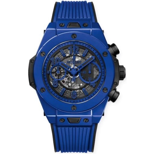 Hublot 411.ES.5119.RX Big Bang UNICO 45mm Mens Watch Blue Magic