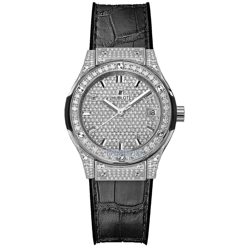 Hublot 581.nx.9010.lr.1704 Classic Fusion Quartz 33mm Ladies Watch