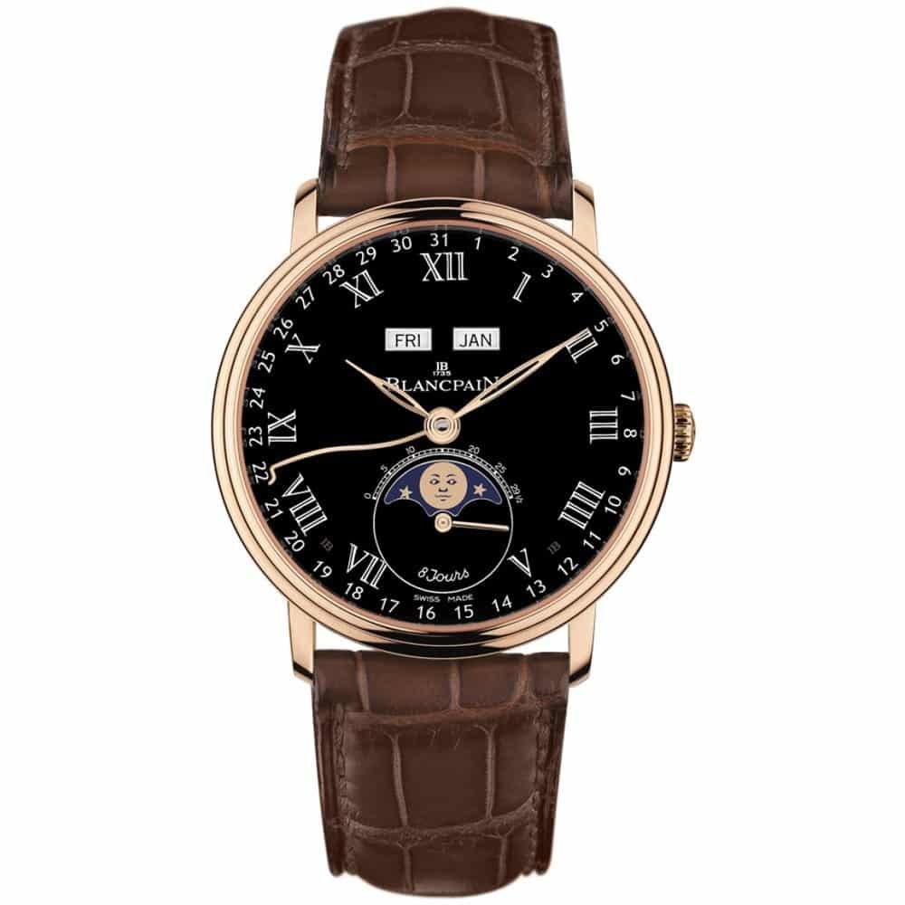 Blancpain 6639-3637-55b Villeret Complete Calendar 8 Days Watch